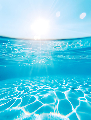 JPG 주간 편집이미지 물결 하늘 수영장 풍경 사람없음 야외 여름 파란색 빛 반짝임 태양 맑음 편집실사 AI포토 AI콘텐츠 자연요소 계절 컬러 모션 날씨 CG 파일형식