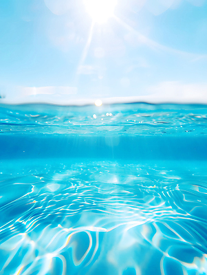 JPG 주간 편집이미지 물결 하늘 수영장 풍경 사람없음 야외 여름 파란색 빛 반짝임 태양 맑음 편집실사 AI포토 AI콘텐츠 자연요소 계절 컬러 모션 날씨 CG 파일형식