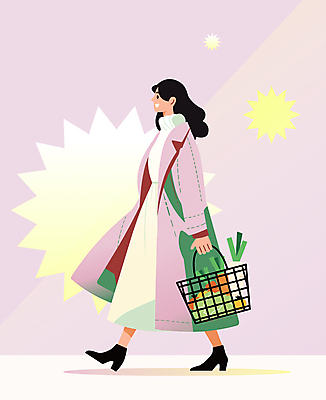 전신 라이프스타일 여자 분홍색 토마토 일러스트 한명 들기 성인 생활 쇼핑 장보기 걷기 당근 시세 무 장바구니 양배추 슈퍼마켓 성인여자한명만 국내일러스트 AI파일 1 컬러 채소 모션 뿌리채소 사람 금융 바구니 상점 여자한명만 성인여자만 파일형식 벡터