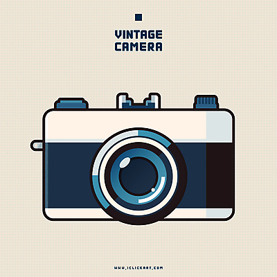 일러스트 사람없음 카메라 빈티지 복고 베이지색 필름카메라 국내일러스트 AI파일 컬러 컨셉 전자제품 파일형식 벡터