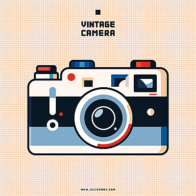 일러스트 사람없음 카메라 빈티지 복고 베이지색 필름카메라 국내일러스트 AI파일 컬러 컨셉 전자제품 파일형식 벡터