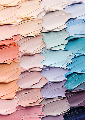 JPG 편집이미지 예술 백그라운드 붓터치 미술 사람없음 컬러풀 페인트 물감 질감 유화 유화물감 편집실사 AI포토 AI콘텐츠 컬러 문화예술 미술도구 CG 파일형식