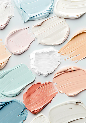 JPG 편집이미지 예술 백그라운드 붓터치 미술 사람없음 컬러풀 페인트 물감 질감 유화 유화물감 편집실사 AI포토 AI콘텐츠 컬러 문화예술 미술도구 CG 파일형식