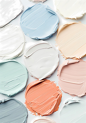 JPG 편집이미지 예술 백그라운드 붓터치 미술 사람없음 컬러풀 페인트 물감 질감 유화 유화물감 편집실사 AI포토 AI콘텐츠 컬러 문화예술 미술도구 CG 파일형식