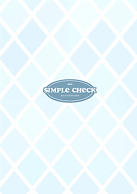 PSD 편집이미지 하늘색 백그라운드 패턴 사람없음 빈티지 복고 체크무늬 심플 마름모 이미지편집 도형 컨셉 무늬 파란색 파일형식