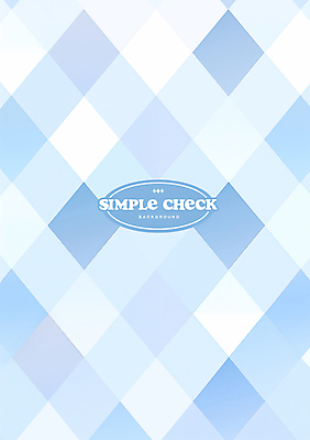 PSD 편집이미지 하늘색 백그라운드 패턴 사람없음 빈티지 복고 체크무늬 심플 마름모 이미지편집 도형 컨셉 무늬 파란색 파일형식