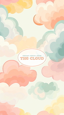 PSD 구름 디자인 예술 패턴 일러스트 추상 사람없음 컬러풀 귀여움 부드러움 구름모양 파스텔톤 국내일러스트 자연요소 모양 컬러 컨셉 무늬 감각 파일형식 구름_자연