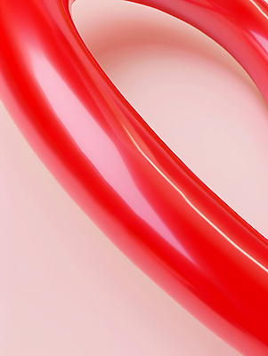 JPG 편집이미지 디자인 곡선 추상 사람없음 빨간색 기하학 미니멀 편집3D AI컴퓨터그래픽 AI콘텐츠 선 컬러 무늬 3D 파일형식