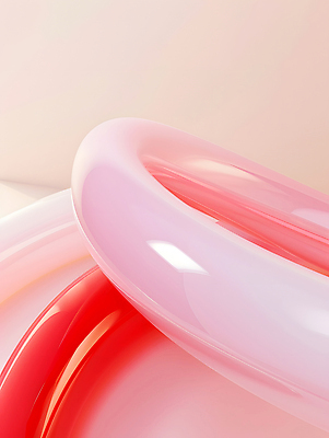 JPG 편집이미지 디자인 곡선 추상 사람없음 빨간색 기하학 미니멀 편집3D AI컴퓨터그래픽 AI콘텐츠 선 컬러 무늬 3D 파일형식