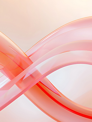 JPG 편집이미지 디자인 곡선 추상 사람없음 빨간색 기하학 미니멀 편집3D AI컴퓨터그래픽 AI콘텐츠 선 컬러 무늬 3D 파일형식