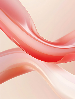 JPG 편집이미지 디자인 곡선 추상 사람없음 빨간색 기하학 미니멀 편집3D AI컴퓨터그래픽 AI콘텐츠 선 컬러 무늬 3D 파일형식