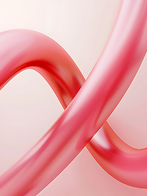 JPG 편집이미지 디자인 곡선 추상 사람없음 빨간색 기하학 미니멀 편집3D AI컴퓨터그래픽 AI콘텐츠 선 컬러 무늬 3D 파일형식