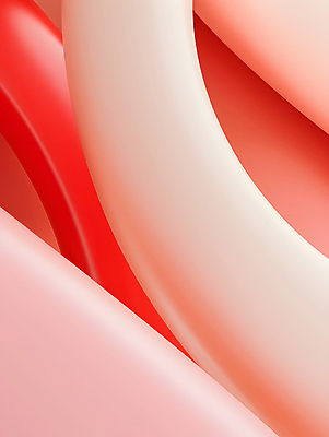 JPG 편집이미지 디자인 곡선 추상 사람없음 빨간색 기하학 미니멀 편집3D AI컴퓨터그래픽 AI콘텐츠 선 컬러 무늬 3D 파일형식