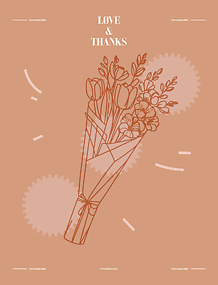 포스터 리본 부케 라인일러스트 일러스트 선물 사랑 사람없음 갈색 튤립 축하 라인아트 그림 감사 드로잉 2025년 트렌드컬러 국내일러스트 모카무스 AI파일 꽃 감정 선 컬러 꽃다발 컨셉 미술 연도 파일형식 벡터