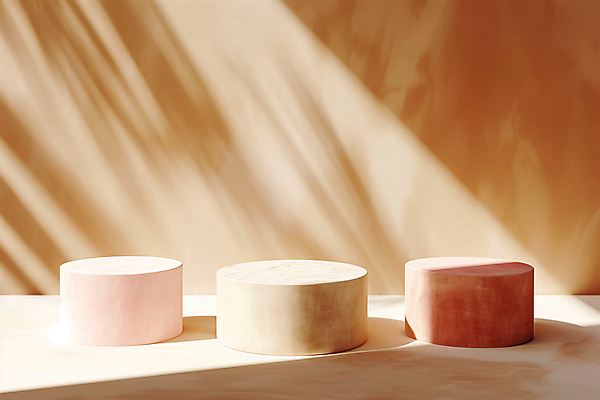 JPG 편집이미지 백그라운드 그림자 사람없음 햇빛 원형 오브젝트 원기둥 단상 베이지색 포디움 2025년 트렌드컬러 편집실사 모카무스 AI포토 AI콘텐츠 도형 컬러 태양 무대 연도 CG 파일형식