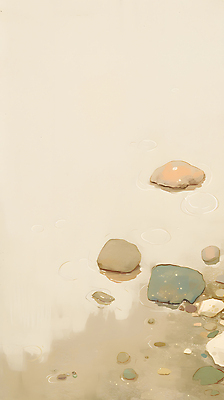 JPG 물결 일러스트 자연 사람없음 물 물방울 웅덩이 베이지색 미니멀 국내일러스트 AI일러스트 AI콘텐츠 자연요소 컬러 생태계 파일형식