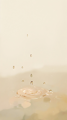 JPG 물결 일러스트 자연 사람없음 물 물방울 웅덩이 베이지색 미니멀 국내일러스트 AI일러스트 AI콘텐츠 자연요소 컬러 생태계 파일형식