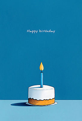 PSD 일러스트 촛불 사람없음 파란색 케이크 축하 생일케이크 해피버스데이 국내일러스트 컬러 컨셉 초 디저트 생일 파일형식