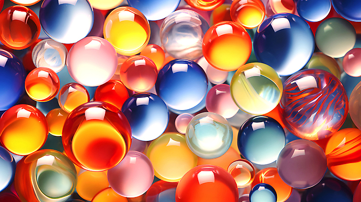 JPG 편집이미지 백그라운드 유리 추상 사람없음 컬러풀 투명 화려 가득함 구슬 유리구슬 편집실사 AI포토 AI콘텐츠 컬러 컨셉 무늬 재질 CG 파일형식