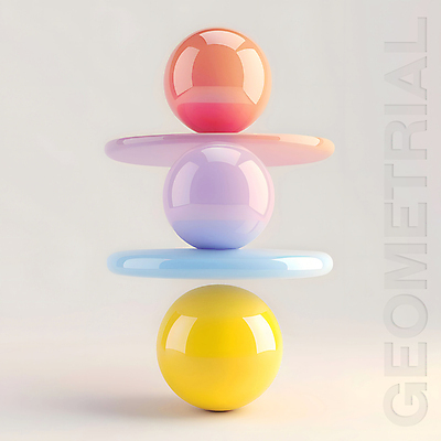 도형 PSD 편집이미지 추상 사람없음 컬러풀 쌓기 탑 원형 균형 입체 오브젝트 지오메트릭 이미지편집 건축물 컬러 무늬 모션 파일형식