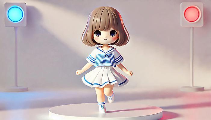 PSD 편집이미지 캐릭터 여자 청소년 조명 한명 귀여움 무대 춤 애니메이션 무대의상 퍼포먼스 아이돌 십대여자한명만 편집3D 1 옷 컨셉 문화예술 사람 3D 연예인 여자한명만 십대여자만 파일형식