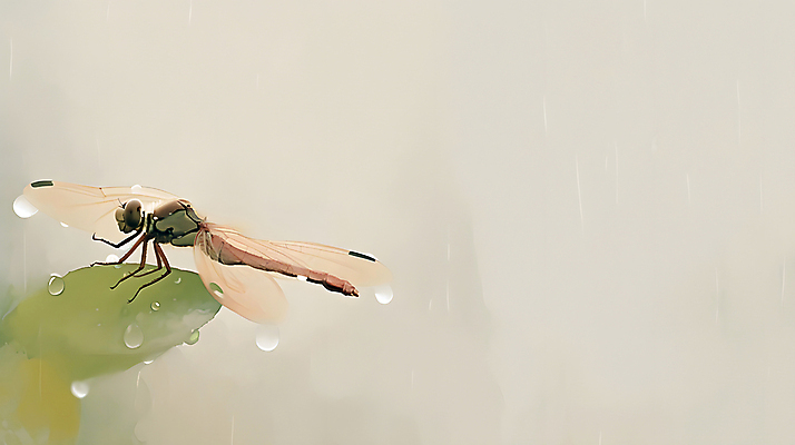 JPG 편집이미지 자연 사람없음 가을 물방울 분위기 생태계 고추잠자리 베이지색 카피스페이스 편집실사 AI포토 AI콘텐츠 계절 컬러 컨셉 공백 잠자리 CG 파일형식