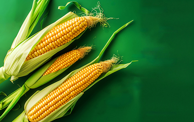 JPG 편집이미지 음식 옥수수 사람없음 초록색 농작물 카피스페이스 편집실사 AI포토 AI콘텐츠 컬러 농업 곡류 공백 CG 파일형식