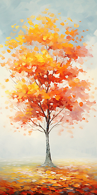 JPG 단풍 낙엽 일러스트 자연 단풍나무 풍경 사람없음 가을풍경 주황색 가을 유화 가을배경 국내일러스트 AI일러스트 AI콘텐츠 나무 계절 컬러 백그라운드 잎 미술 생태계 파일형식 가을_계절