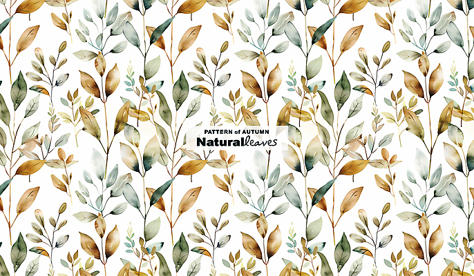 PSD 식물 편집이미지 디자인 백그라운드 패턴 자연 나뭇잎 수채화 사람없음 가을 이미지편집 계절 잎 무늬 생태계 파일형식