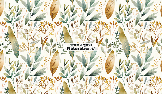 PSD 식물 편집이미지 디자인 백그라운드 패턴 자연 나뭇잎 수채화 사람없음 가을 이미지편집 계절 잎 무늬 생태계 파일형식