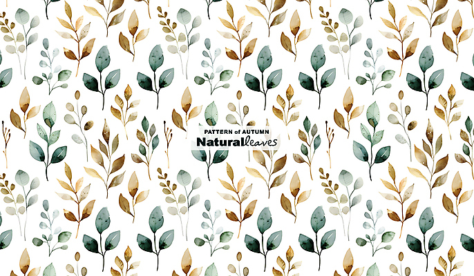 PSD 식물 편집이미지 디자인 백그라운드 패턴 자연 나뭇잎 수채화 사람없음 가을 이미지편집 계절 잎 무늬 생태계 파일형식