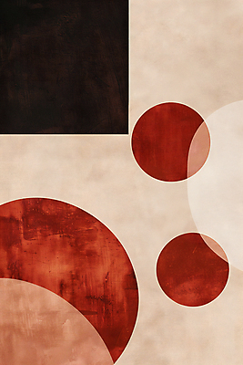 JPG 디자인 포스터 일러스트 추상 사람없음 그래픽 갈색 원형 그림 미니멀 국내일러스트 AI일러스트 AI콘텐츠 도형 컬러 무늬 파일형식