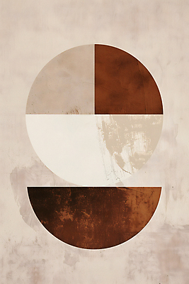 JPG 디자인 포스터 일러스트 추상 사람없음 그래픽 갈색 원형 그림 미니멀 국내일러스트 AI일러스트 AI콘텐츠 도형 컬러 무늬 파일형식