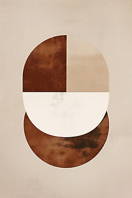 JPG 디자인 포스터 일러스트 추상 사람없음 그래픽 갈색 원형 그림 미니멀 국내일러스트 AI일러스트 AI콘텐츠 도형 컬러 무늬 파일형식