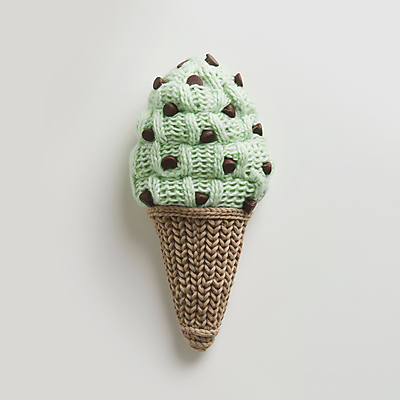 JPG 편집이미지 아이스크림 사람없음 장식 장난감 뜨개질 디지털합성 니트 수공예 소프트아이스크림 핸드메이드 편집소스 민트초코 편집실사 AI포토 AI콘텐츠 상의 디저트 취미 초콜릿 공예 CG 파일형식
