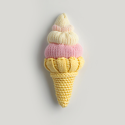 JPG 편집이미지 아이스크림 사람없음 장식 컬러풀 장난감 뜨개질 디지털합성 니트 파스텔 수공예 소프트아이스크림 핸드메이드 편집소스 편집실사 AI포토 AI콘텐츠 컬러 상의 학용품 디저트 취미 공예 CG 파일형식