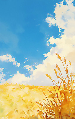 JPG 구름 일러스트 자연 하늘 수채화 갈대 풍경 초원 사람없음 가을풍경 가을 억새 유화 가을축제 국내일러스트 AI일러스트 AI콘텐츠 자연요소 식물 계절 미술 축제 생태계 파일형식 가을_계절