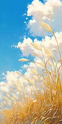 JPG 구름 일러스트 자연 하늘 수채화 갈대 풍경 초원 사람없음 가을풍경 가을 억새 유화 가을축제 국내일러스트 AI일러스트 AI콘텐츠 자연요소 식물 계절 미술 축제 생태계 파일형식 가을_계절