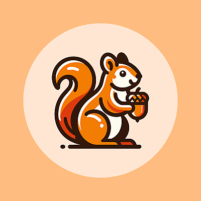 캐릭터 야생동물 일러스트 미소 웃음 들기 사람없음 갈색 귀여움 가을 다람쥐 도토리 엘리먼트 일러캐릭터 AI파일 동물 계절 컬러 컨셉 모션 표정 견과류 설치류 파일형식 벡터