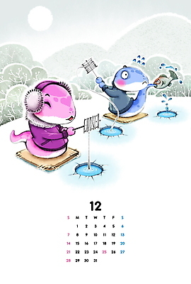 PSD 겨울 일러스트 산 방석 어류 미소 들기 사람없음 얼음 놀람 달력 뱀띠 뱀 12월 동양화 빙판 얼음낚시 2025년 물림 을사년 국내일러스트 푸른뱀캐릭터 자연요소 계절 감정 파충류 모션 낚시 표정 미술 수중동물 십이지신 날짜 연도 뱀캐릭터 파일형식