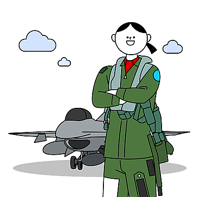 여자 일러스트 군용기 군대 한명 상반신 성인 팔짱 군인 파일럿 공군 군복 여군 성인여자한명만 국내일러스트 AI파일 직업 1 유니폼 모션 비행기 사람 국군 여자한명만 성인여자만 파일형식 벡터