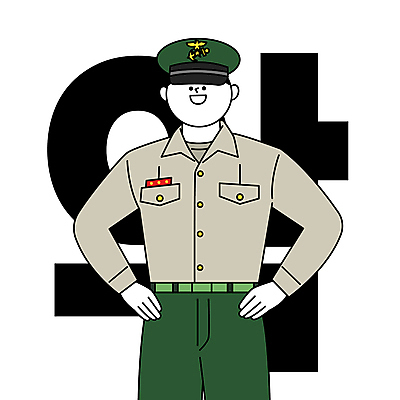 남자 허리손 일러스트 군대 한명 상반신 성인 타이포그라피 외침 군인 군복 군모 해병대 성인남자한명만 국내일러스트 AI파일 직업 문자 1 포즈 유니폼 사람 소리 군용 국군 남자한명만 성인남자만 파일형식 벡터