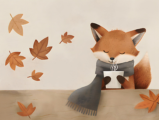 JPG 단풍 낙엽 일러스트 나뭇잎 사람없음 귀여움 눈감음 목도리 마시기 가을 수증기 포근함 커피잔 통나무 여우캐릭터 국내일러스트 AI일러스트 AI콘텐츠 나무 잡화 계절 커피 동물캐릭터 컨셉 잎 모션 잔 감각 여우 파일형식