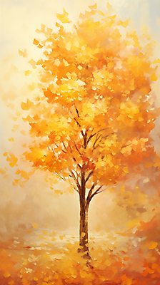JPG 단풍 낙엽 일러스트 자연 단풍나무 사람없음 노란색 가을풍경 가을 유화 가을배경 국내일러스트 AI일러스트 AI콘텐츠 나무 계절 컬러 백그라운드 잎 미술 풍경 생태계 파일형식 가을_계절