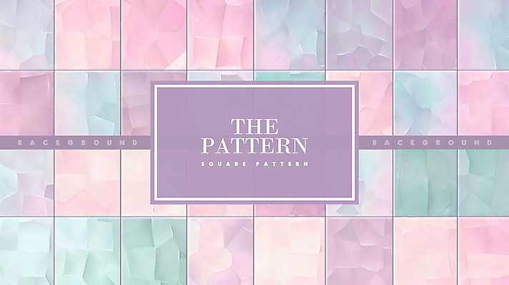 PSD 디자인 패턴 일러스트 사람없음 사각형 타일 타일모양 파스텔톤 국내일러스트 모양 도형 컬러 무늬 파일형식