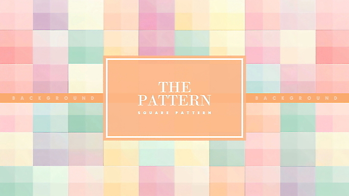PSD 디자인 패턴 일러스트 사람없음 사각형 타일 타일모양 파스텔톤 국내일러스트 모양 도형 컬러 무늬 파일형식