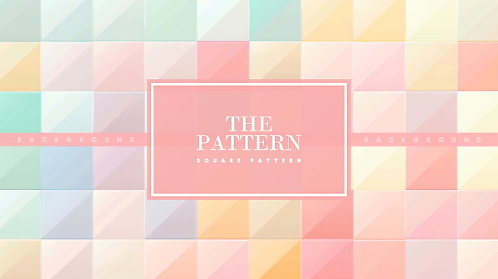 PSD 디자인 패턴 일러스트 사람없음 사각형 타일 타일모양 파스텔톤 국내일러스트 모양 도형 컬러 무늬 파일형식