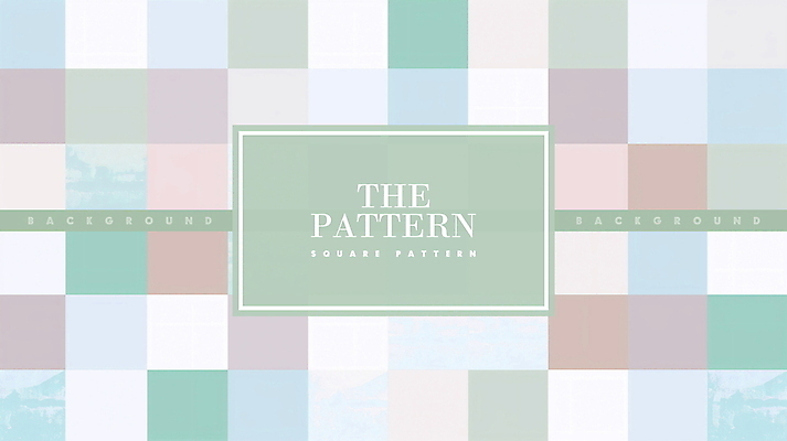 PSD 디자인 패턴 일러스트 사람없음 사각형 타일 타일모양 파스텔톤 국내일러스트 모양 도형 컬러 무늬 파일형식