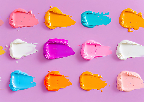 JPG 편집이미지 예술 컬러 붓터치 미술 사람없음 페인트 혼합 질감 아크릴물감 파스텔톤 편집실사 AI포토 AI콘텐츠 문화예술 물감 CG 파일형식