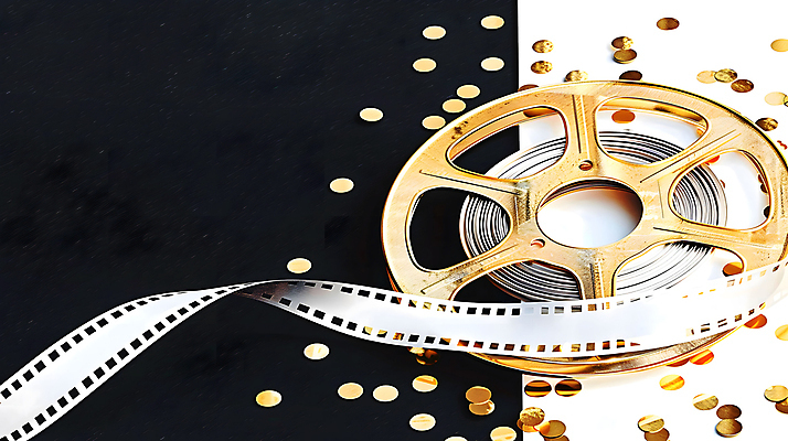 JPG 편집이미지 포스터 예술 조각 곡선 사람없음 빈티지 필름 영화 복고 영화제 편집실사 선 컨셉 문화예술 CG 파일형식